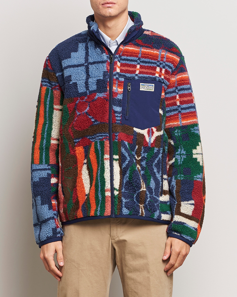 Heren | Truien | Polo Ralph Lauren | Pinelodge Pile Patchwork Full Zip Multi