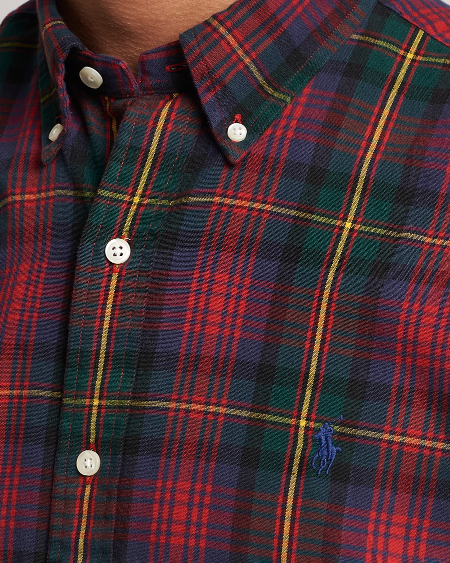 Heren | Overhemden | Polo Ralph Lauren | Custom Fit Checked Shirt Red/Green