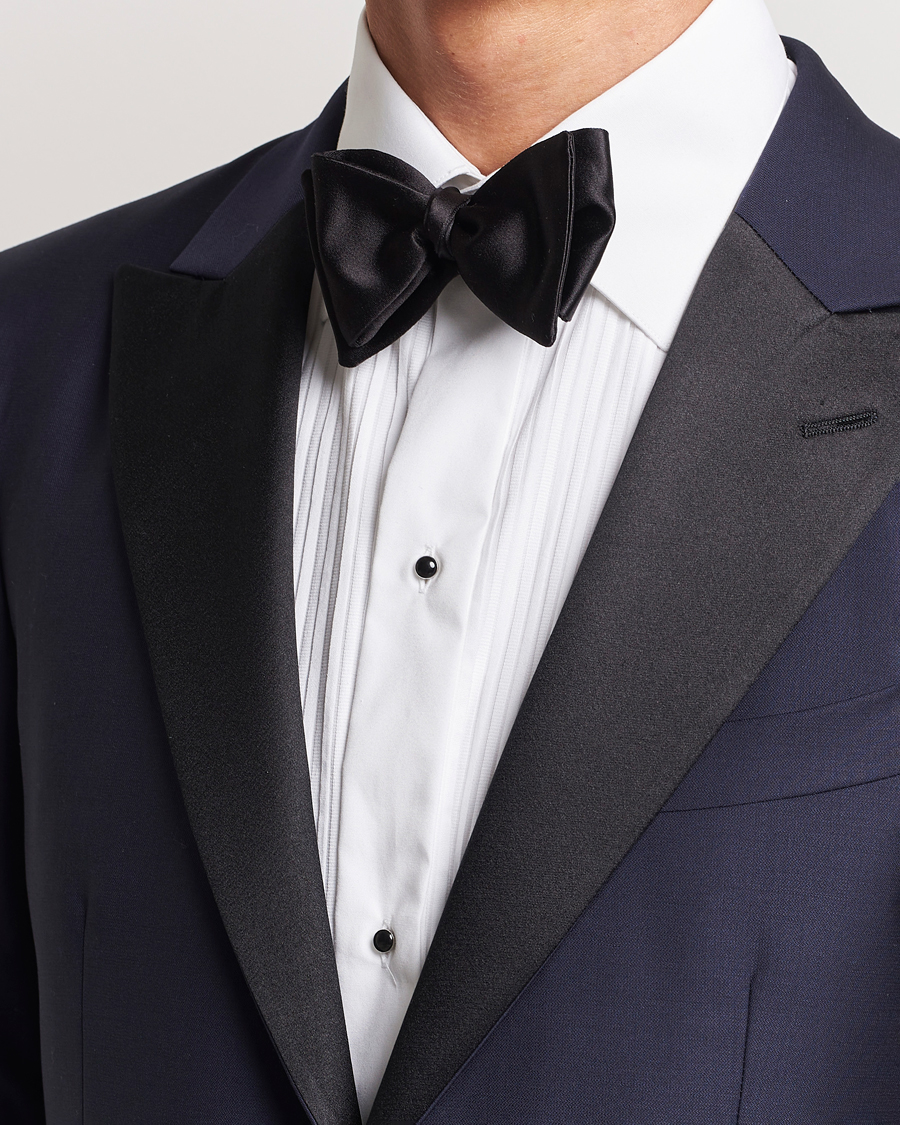 Heren | Polo Ralph Lauren Silk Self Tie Bow Tie Black | Polo Ralph Lauren | Silk Self Tie Bow Tie Black