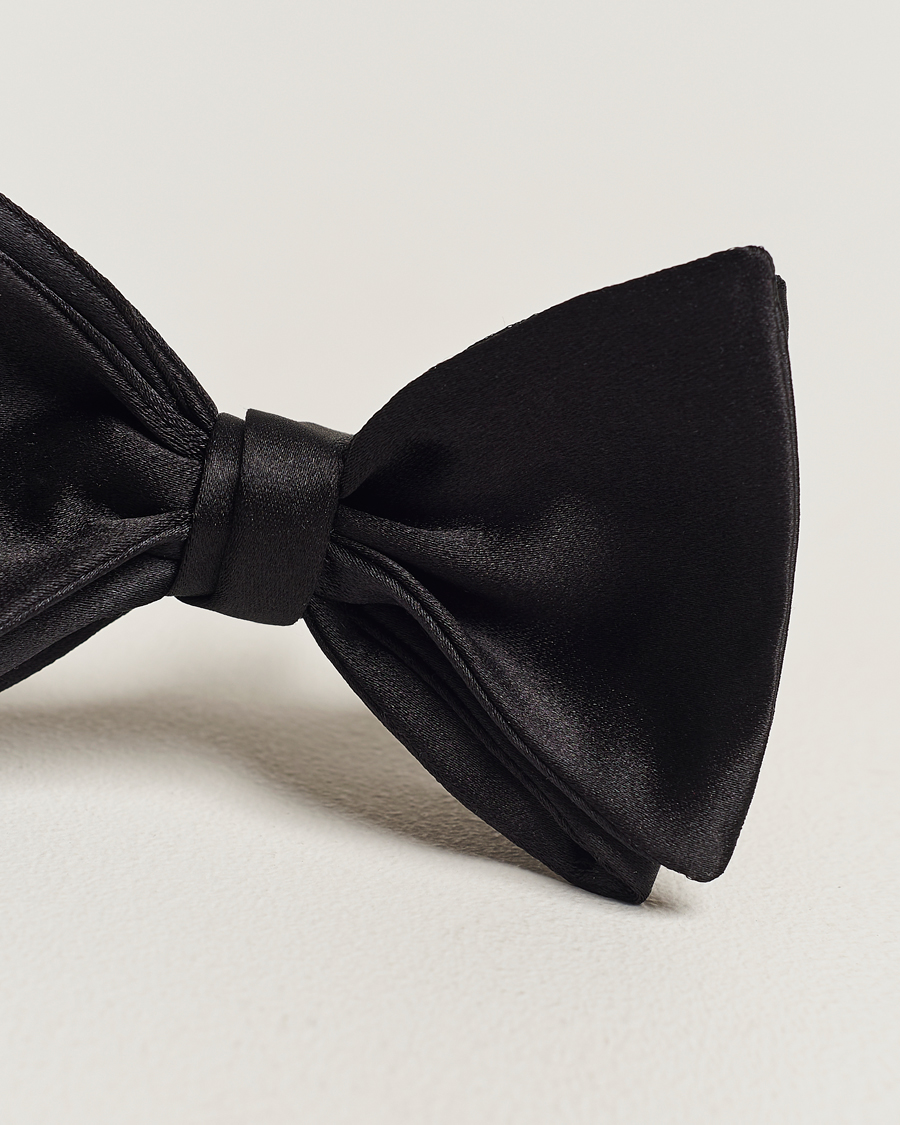Heren | Polo Ralph Lauren Silk Self Tie Bow Tie Black | Polo Ralph Lauren | Silk Self Tie Bow Tie Black