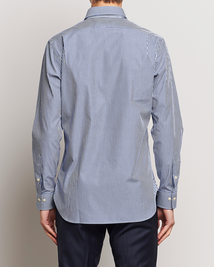 Heren | Overhemden | Polo Ralph Lauren | Poplin Striped Dress Shirt Royal/White