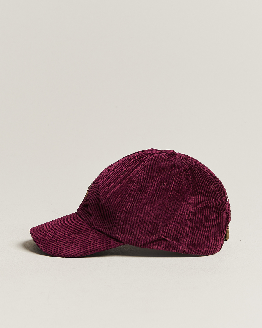 Heren | Polo Ralph Lauren Corduroy Cap Ruby | Polo Ralph Lauren | Corduroy Cap Ruby