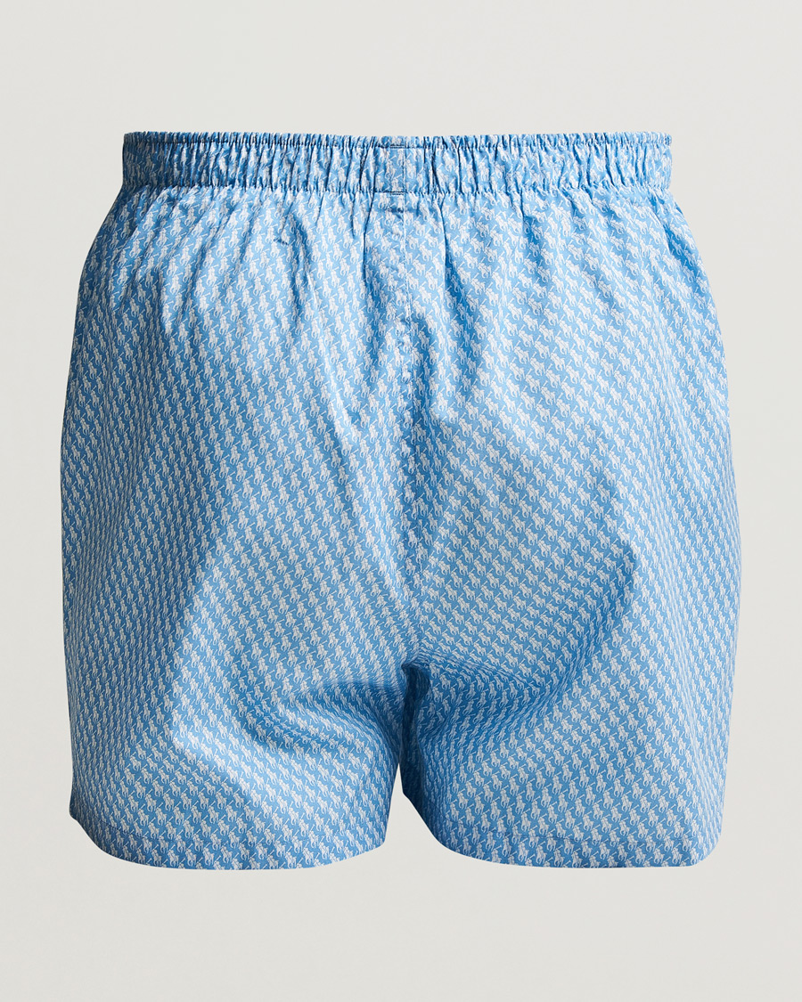 Heren | Ondergoed | Polo Ralph Lauren | 3-Pack Woven Boxer Blue