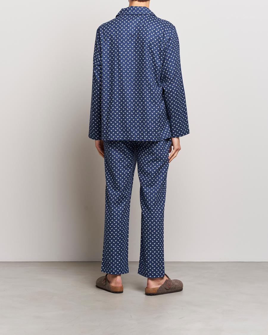 Heren | Pyjama's en gewaden | Polo Ralph Lauren | Flannel Paisley Pyjama Set Navy
