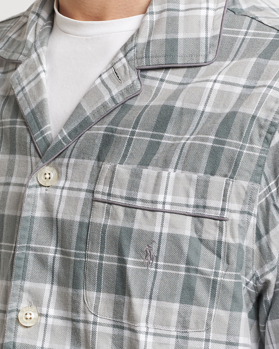 Heren | Pyjama's en gewaden | Polo Ralph Lauren | Flannel Checked Pyjama Set Grey