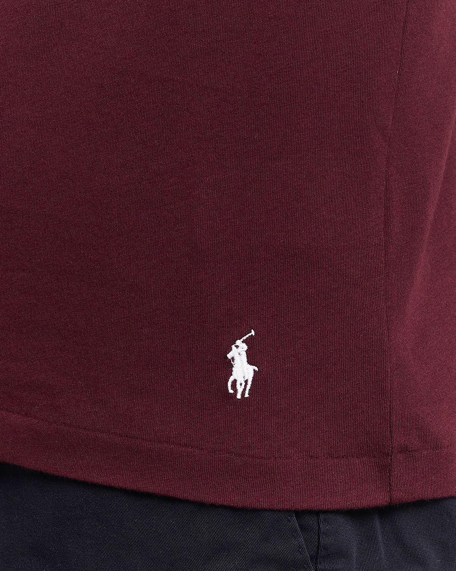Heren | T-shirts | Polo Ralph Lauren | 3-Pack Crew Neck T-Shirt Wine/Green/Purple