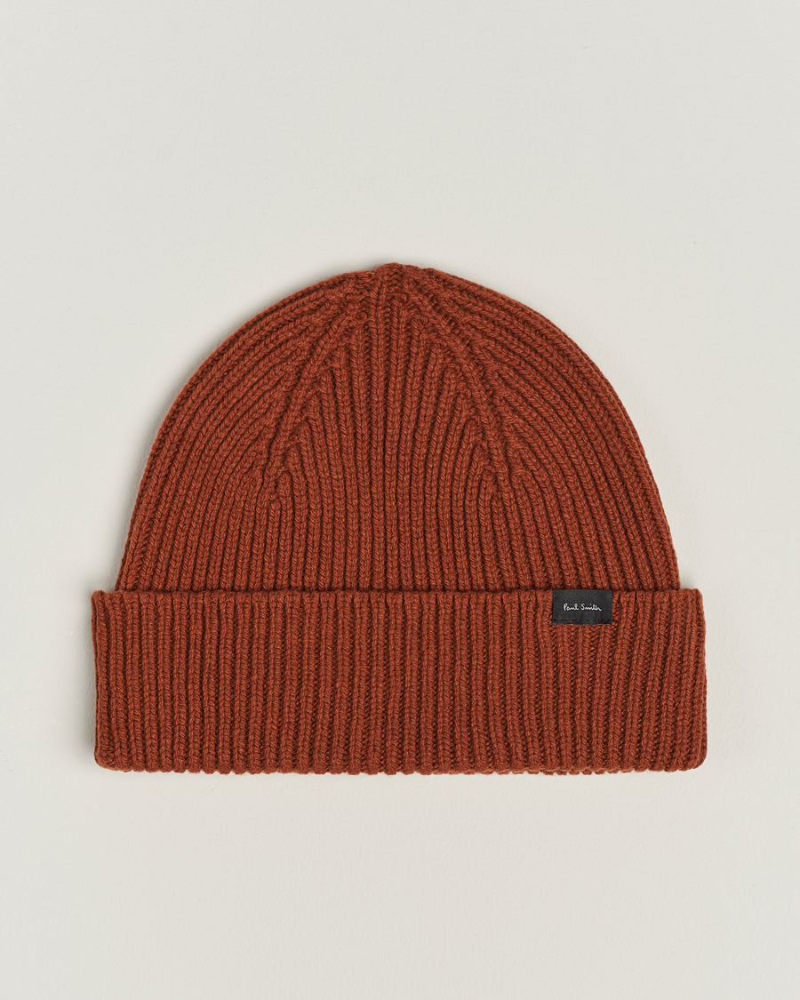 Heren | Paul Smith Cashmere Beanie Orange | Paul Smith | Cashmere Beanie Orange
