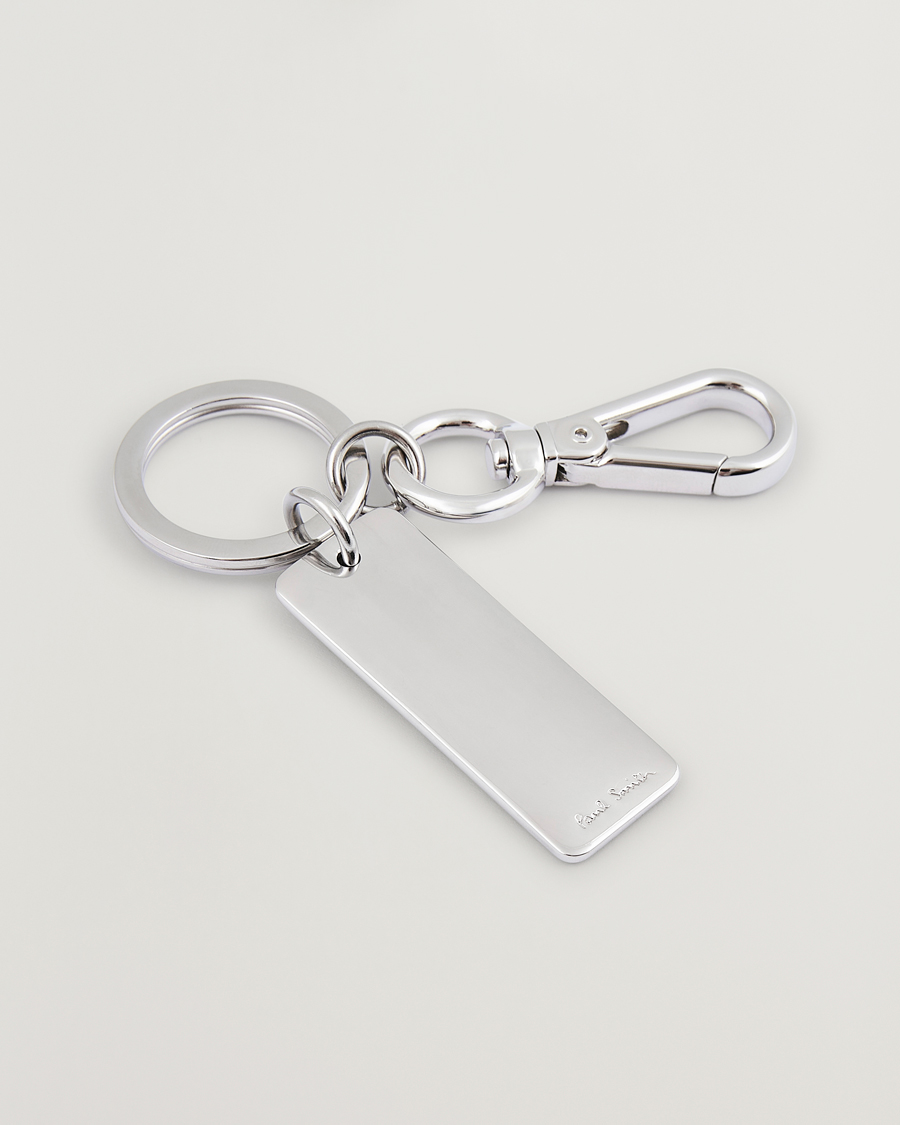 Heren | Sleutelhangers | Paul Smith | Signature Stripe Keyring Silver
