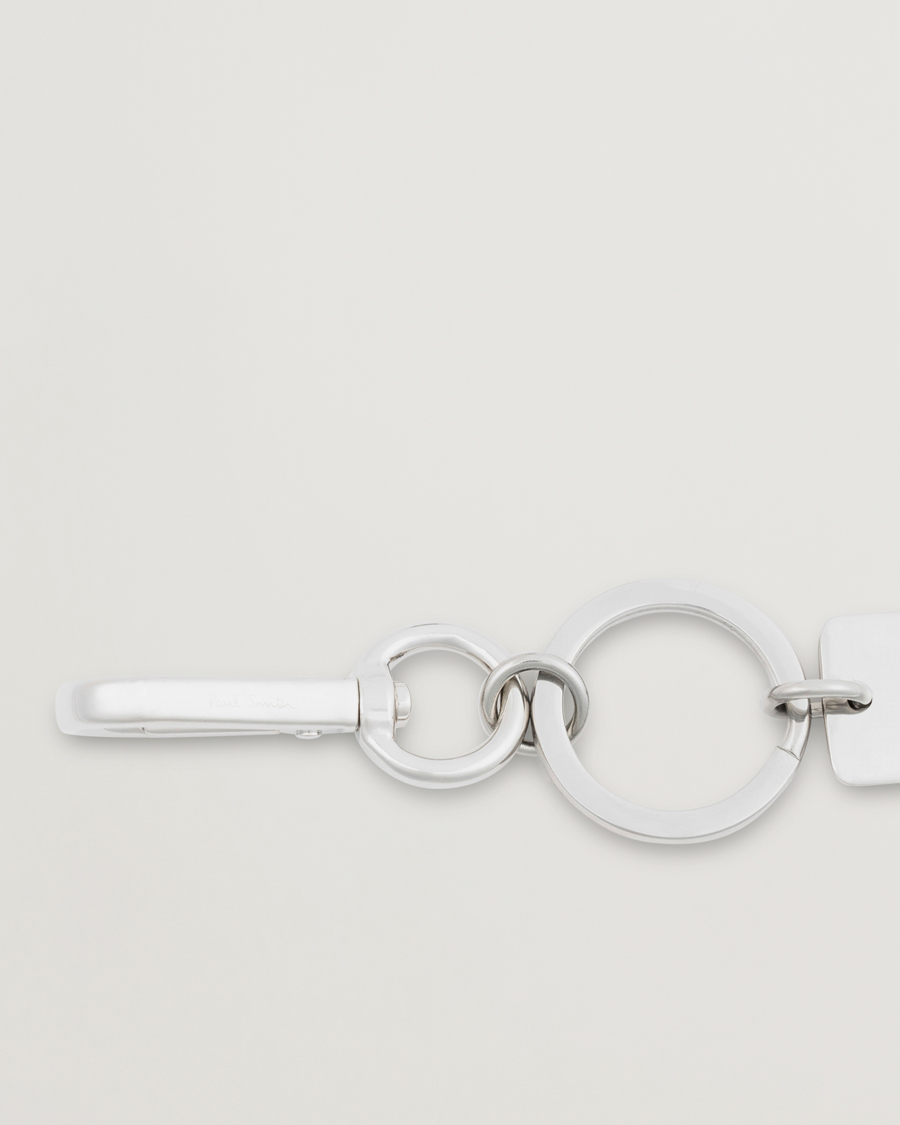 Heren | Sleutelhangers | Paul Smith | Signature Stripe Keyring Silver