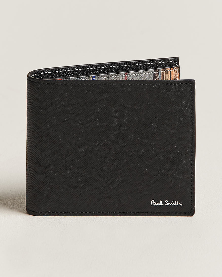 Heren | Paul Smith Leather Mini Billfold Black | Paul Smith | Leather Mini Billfold Black
