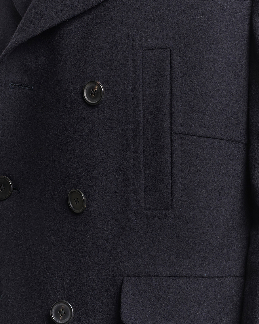 Heren | Jassen | Paul Smith | Wool/Cashmere Peacoat Navy