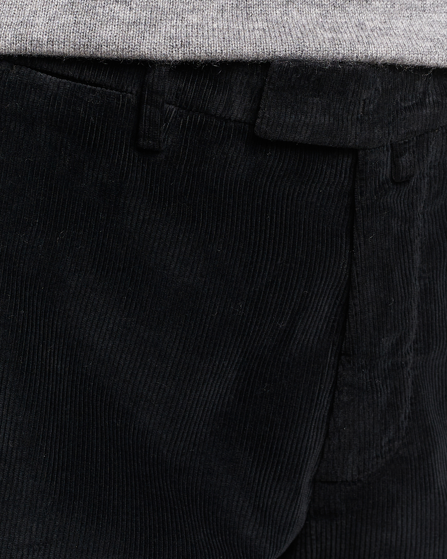 Heren | Broeken | Briglia 1949 | Slim Fit Corduroy Trousers Black