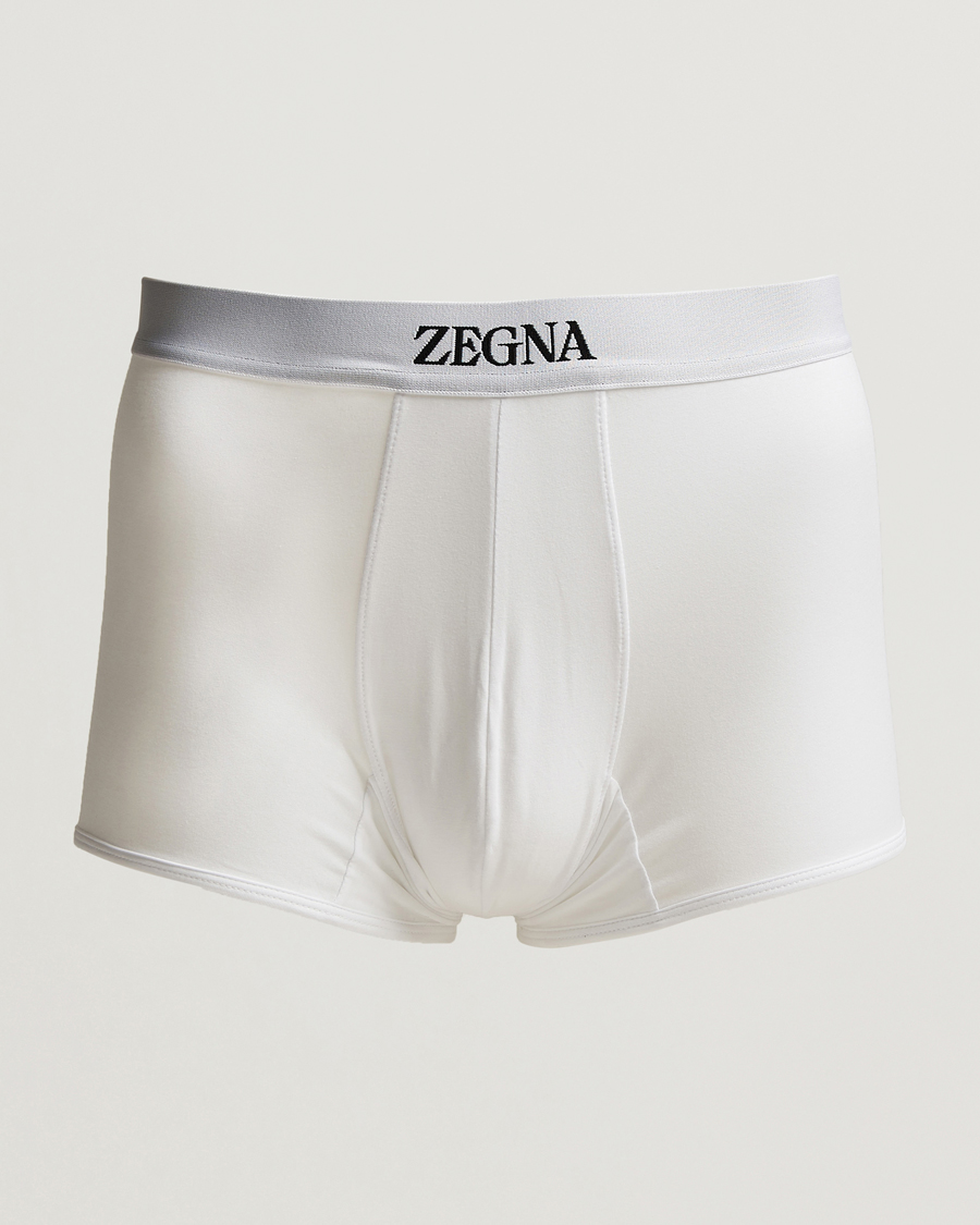 Heren | Zegna | Zegna | Stretch Cotton Trunks White