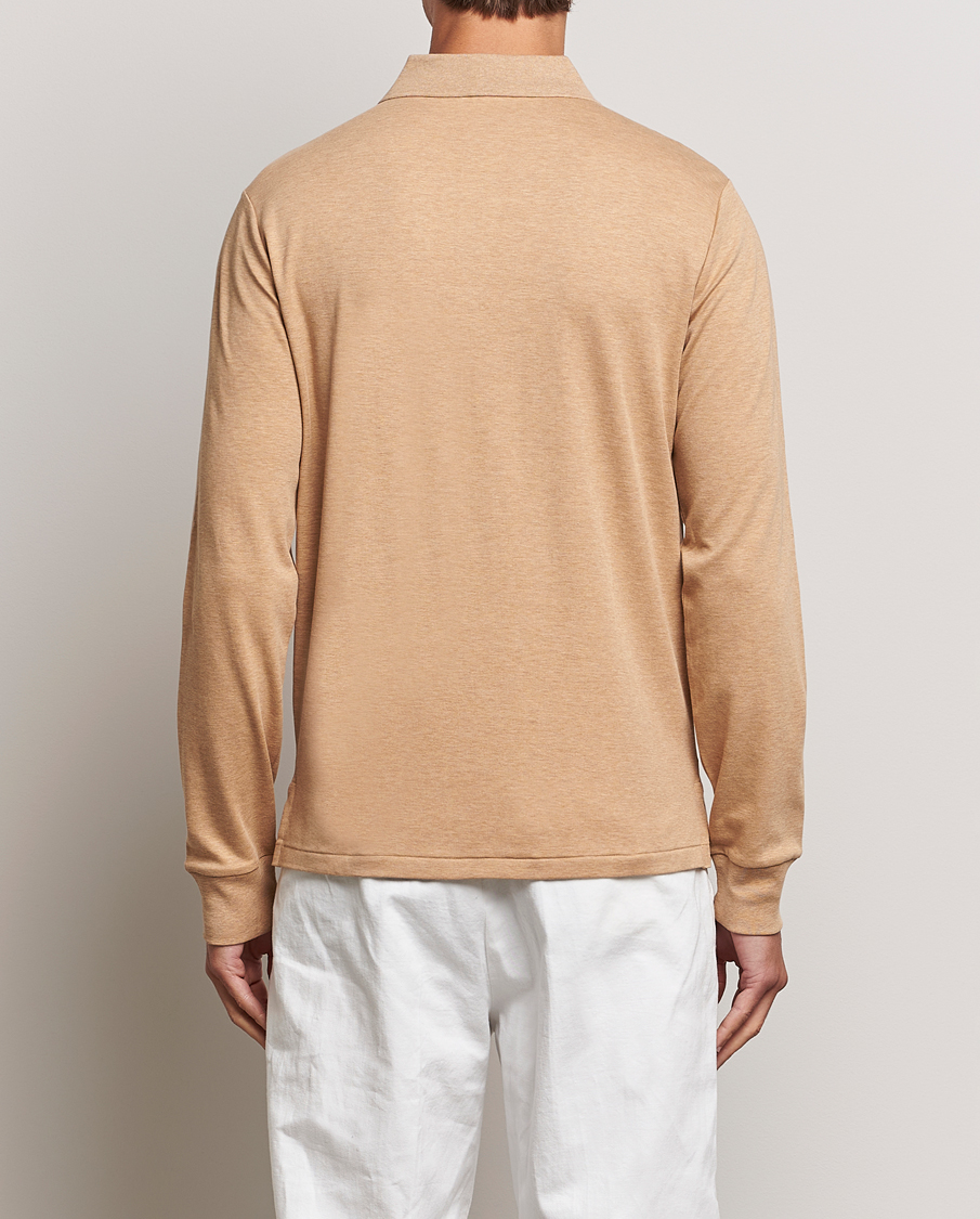 Heren | Truien | Polo Ralph Lauren | Custom Slim Fit Long Sleeve Polo Camel Heather