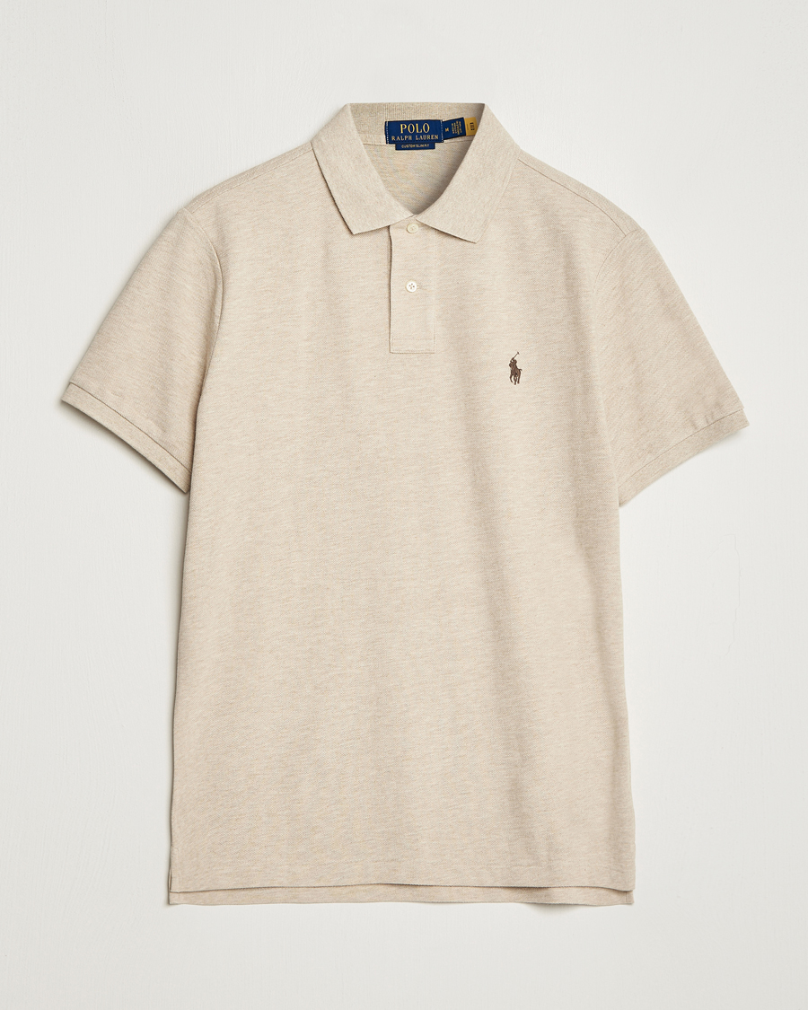 Heren | Polo's | Polo Ralph Lauren | Custom Slim Fit Polo Expedition Dune Heather