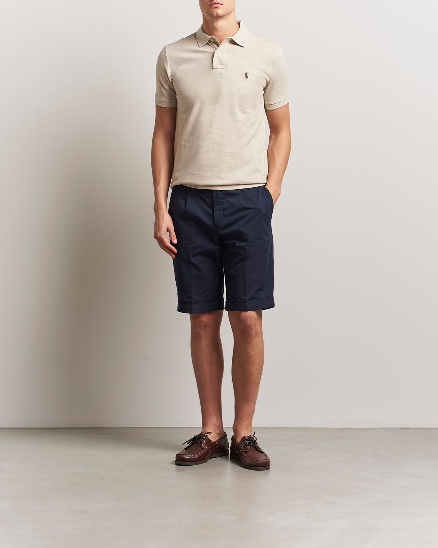Heren | Polo's | Polo Ralph Lauren | Custom Slim Fit Polo Expedition Dune Heather