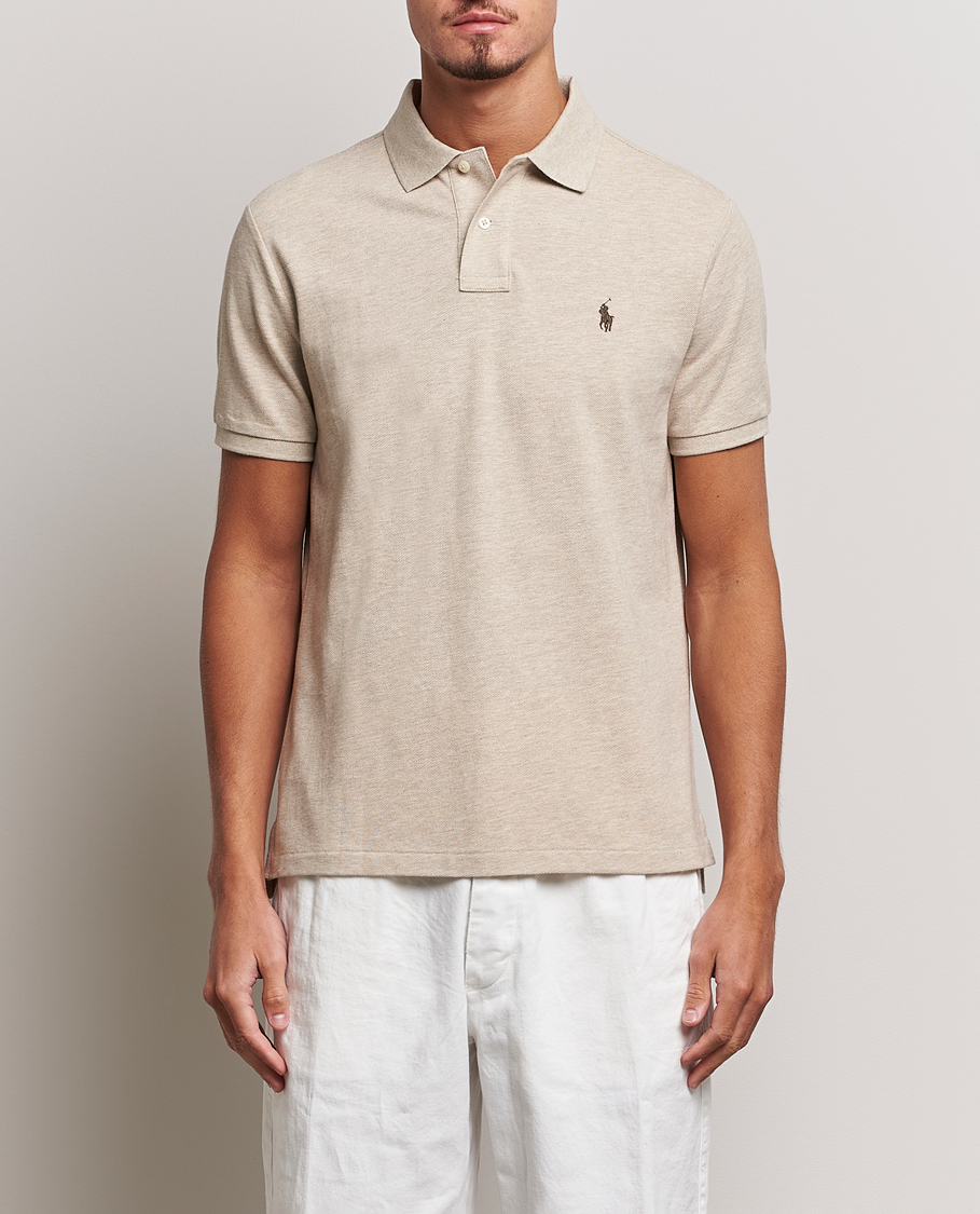 Heren | Polo's | Polo Ralph Lauren | Custom Slim Fit Polo Expedition Dune Heather