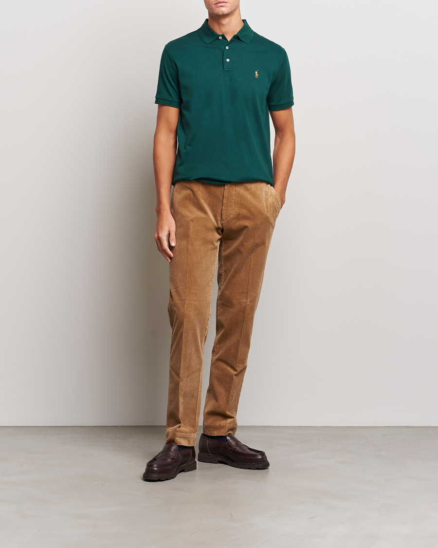 Heren | Polo's | Polo Ralph Lauren | Luxury Pima Cotton Polo Hunt Club Green
