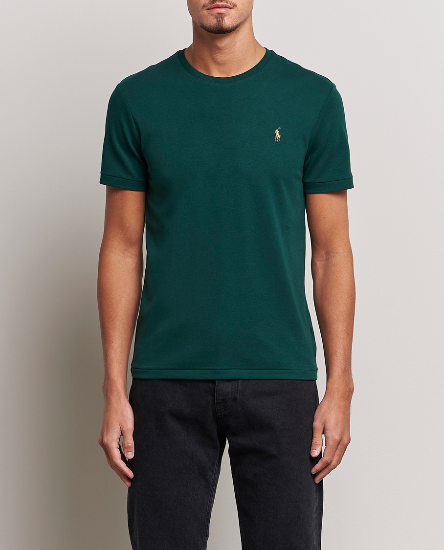 Heren | T-shirts | Polo Ralph Lauren | Luxury Pima Cotton Crew Neck T-Shirt Hunt Club Green