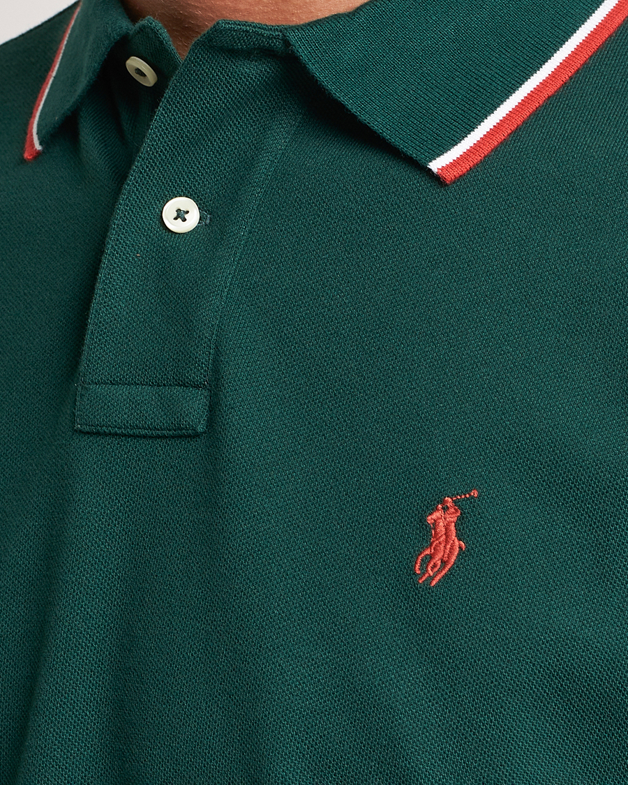 Heren | Polo's | Polo Ralph Lauren | Custom Slim Fit Piped Polo Hunt Club Green