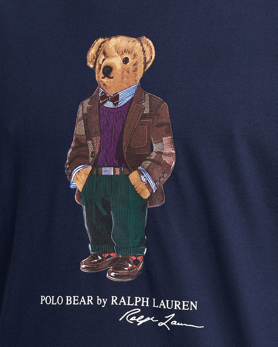 Heren | T-shirts | Polo Ralph Lauren | Printed Heritage Bear T-Shirt Cruise Navy