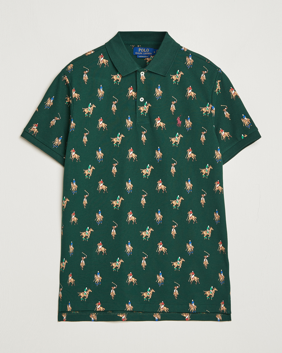 Heren | Polo's | Polo Ralph Lauren | Custom Slim Fit Game Day Polo Hunt Club Green
