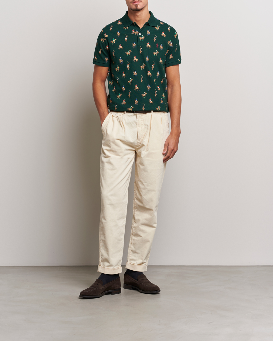 Heren | Polo's | Polo Ralph Lauren | Custom Slim Fit Game Day Polo Hunt Club Green