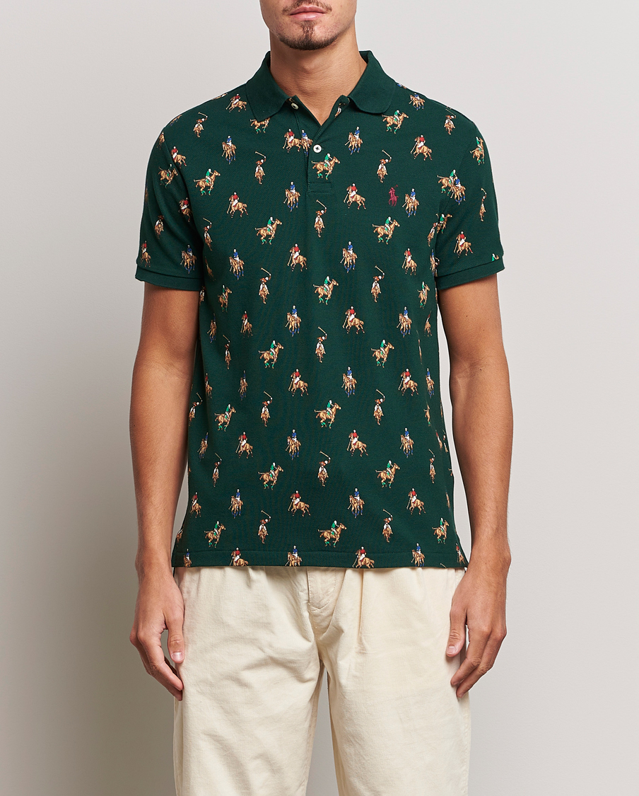 Heren | Polo's | Polo Ralph Lauren | Custom Slim Fit Game Day Polo Hunt Club Green