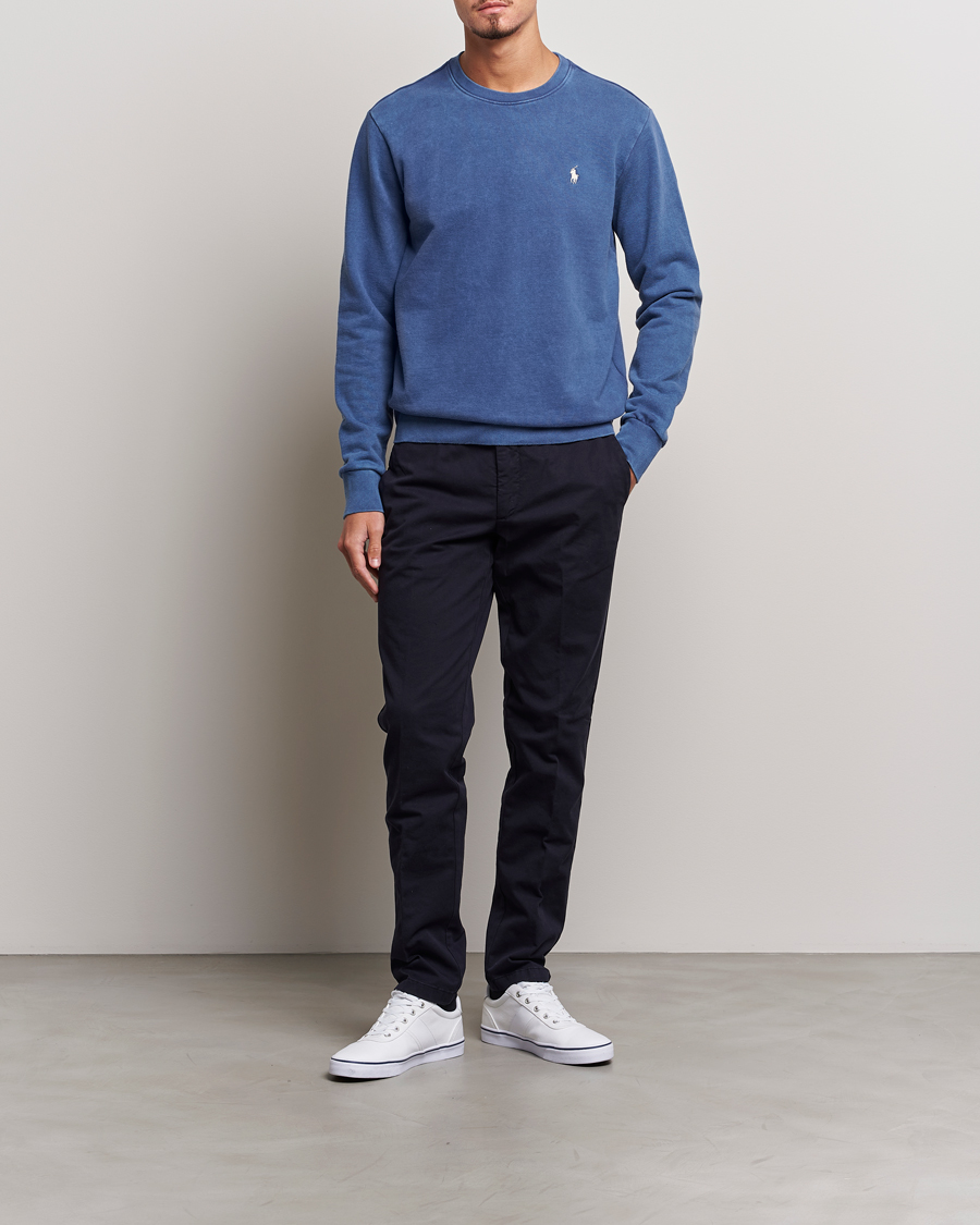 Heren | Truien | Polo Ralph Lauren | Loopback Terry Crew Neck Sweatshirt Light Navy