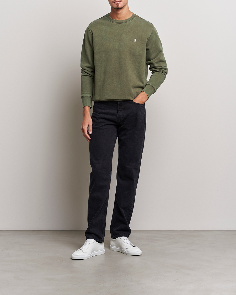 Heren | Truien | Polo Ralph Lauren | Loopback Terry Crew Neck Sweatshirt Defender Green