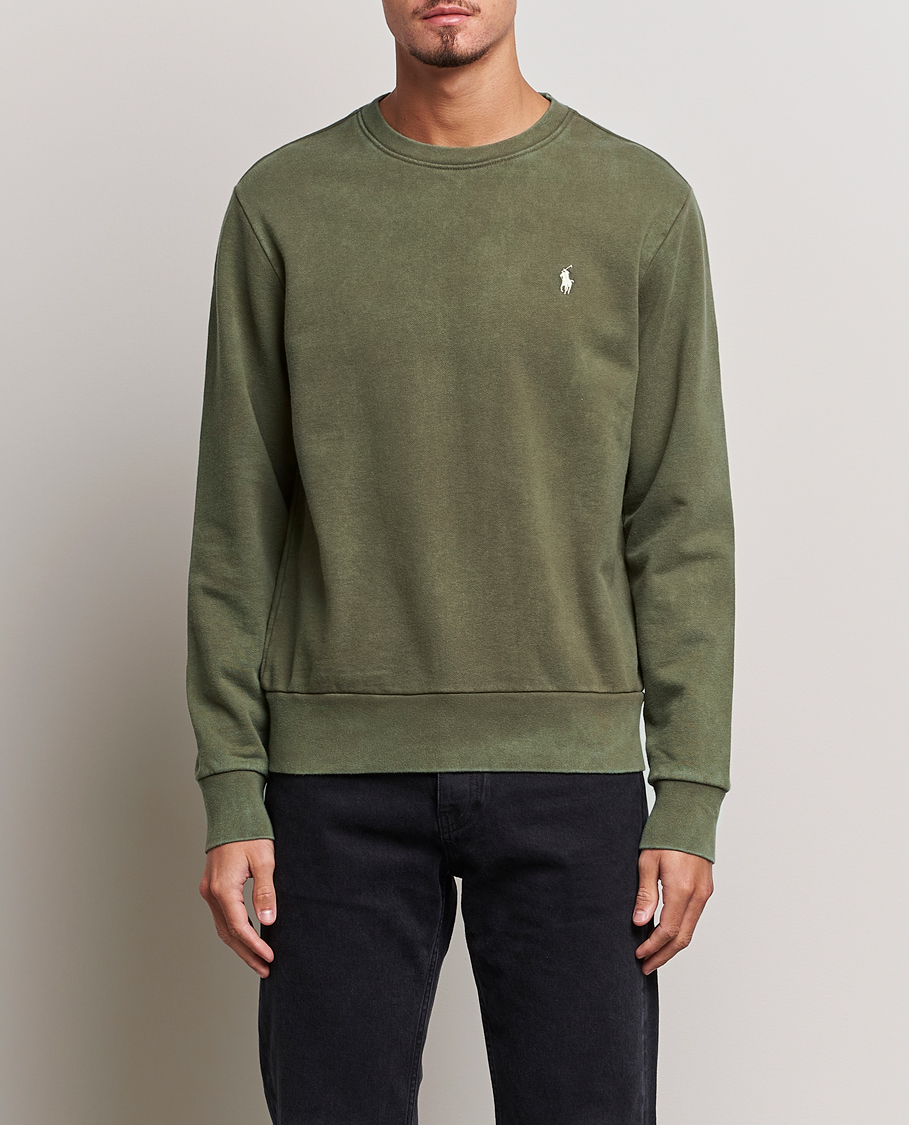 Heren | Truien | Polo Ralph Lauren | Loopback Terry Crew Neck Sweatshirt Defender Green