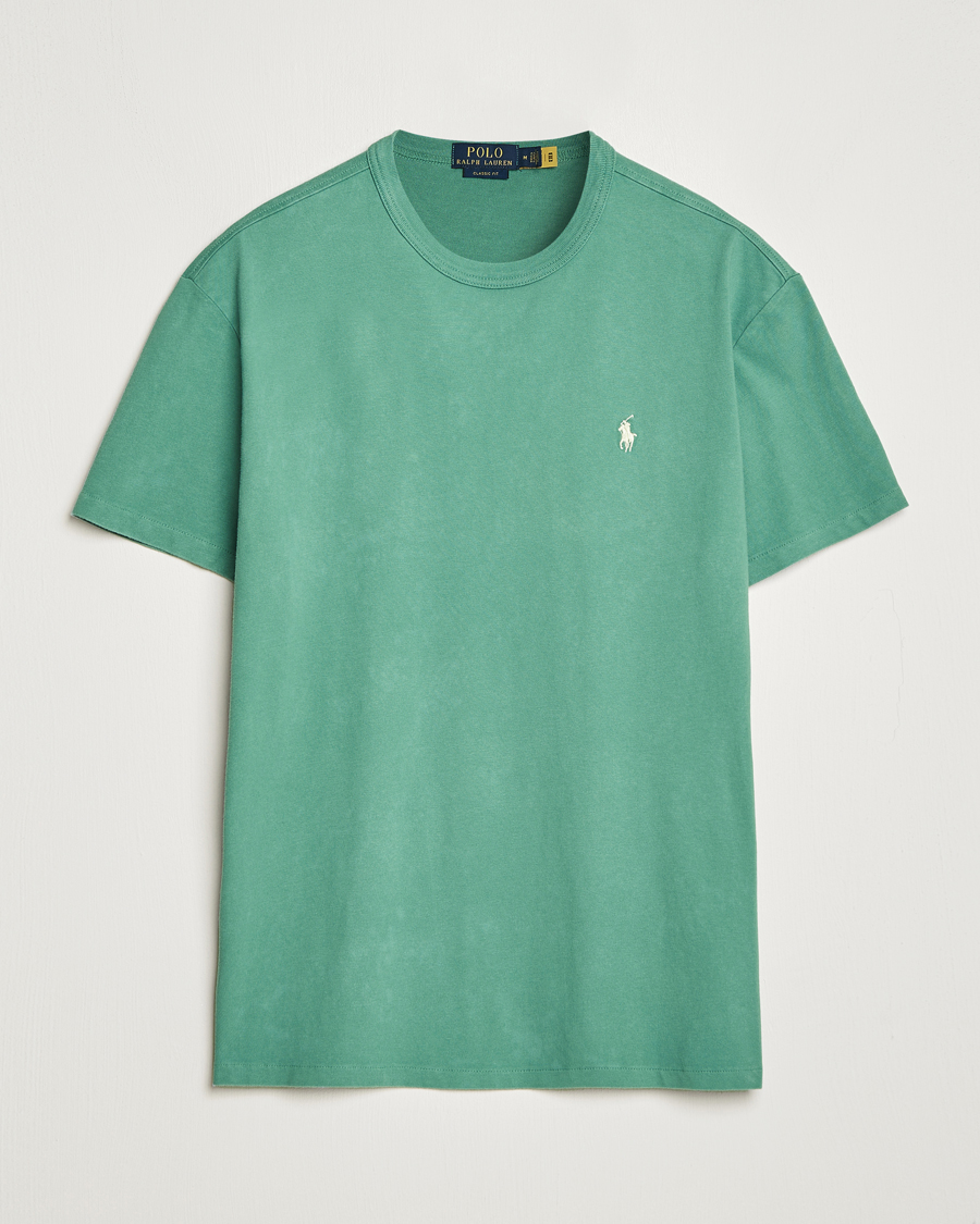 Heren | T-shirts | Polo Ralph Lauren | Loopback Crew Neck T-Shirt Fairway Green