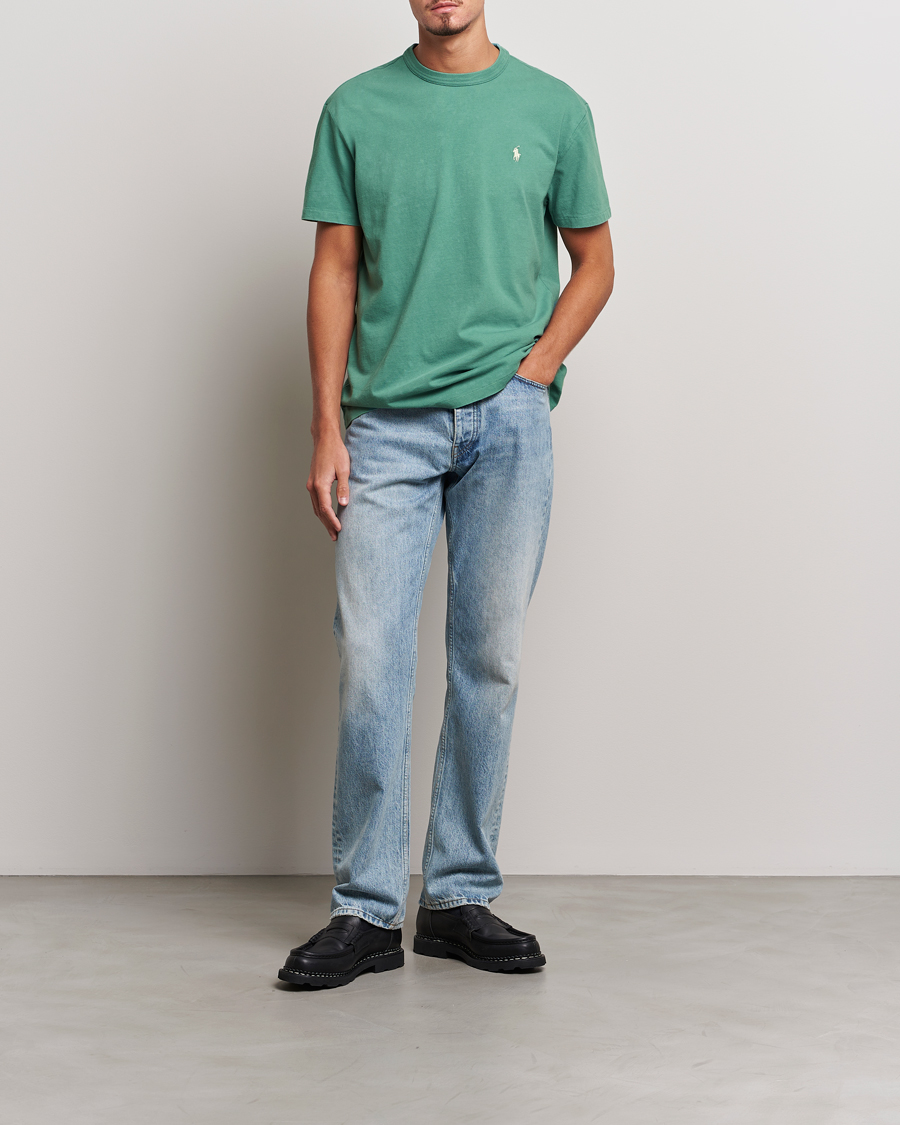 Heren | T-shirts | Polo Ralph Lauren | Loopback Crew Neck T-Shirt Fairway Green