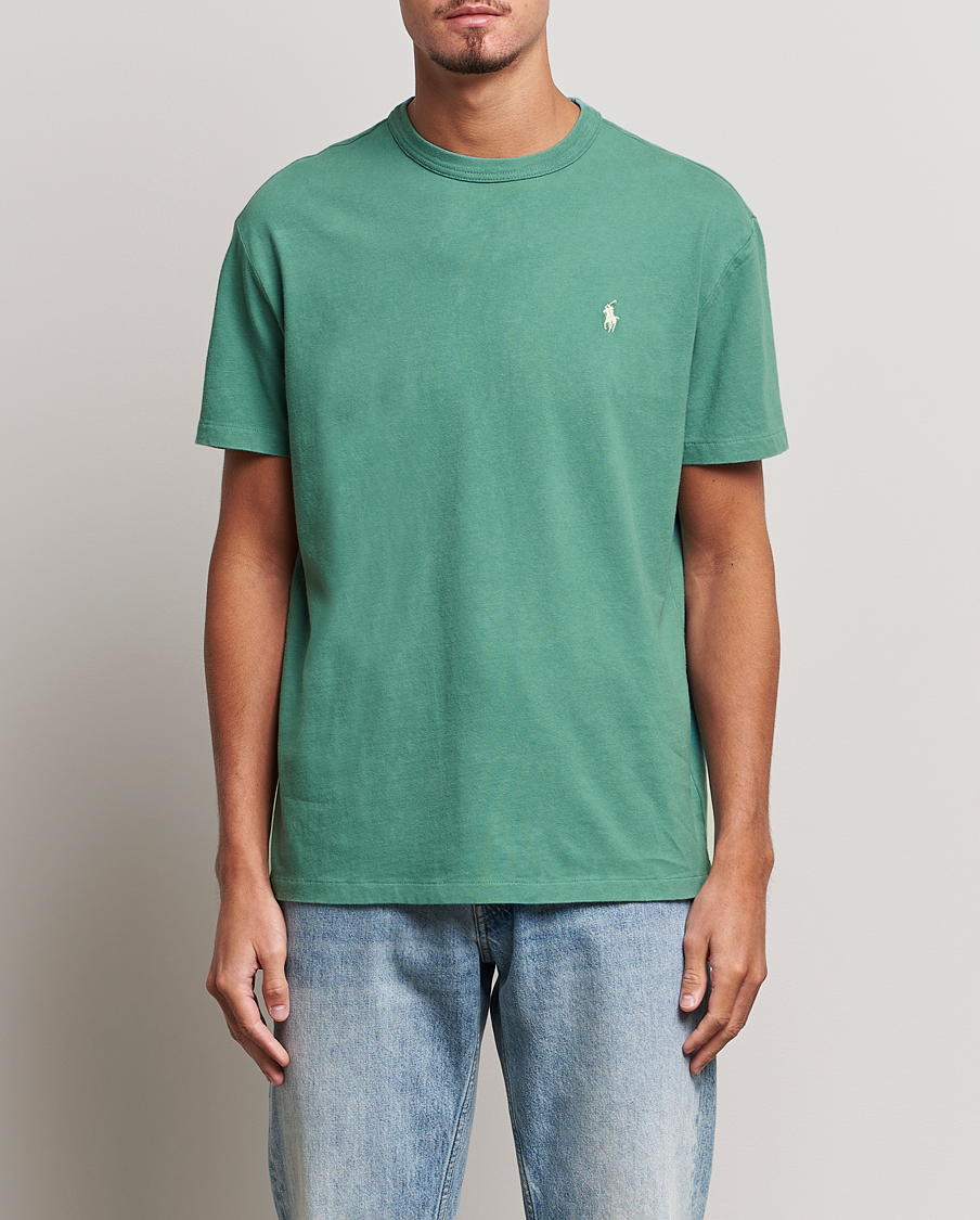 Heren | T-shirts | Polo Ralph Lauren | Loopback Crew Neck T-Shirt Fairway Green