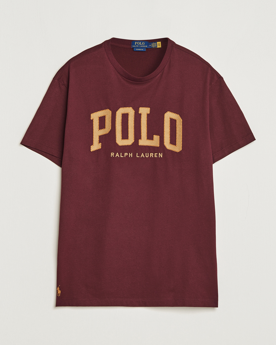 Heren | T-shirts | Polo Ralph Lauren | Logo Crew Neck T-Shirt Harvard Wine