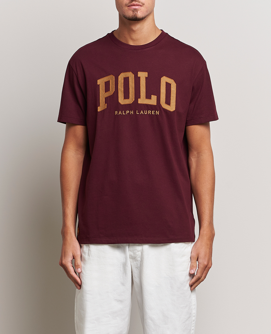 Heren | T-shirts | Polo Ralph Lauren | Logo Crew Neck T-Shirt Harvard Wine