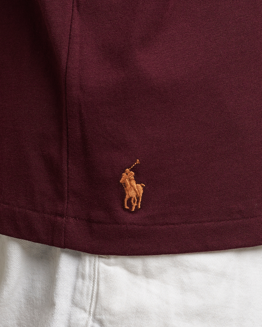 Heren | T-shirts | Polo Ralph Lauren | Logo Crew Neck T-Shirt Harvard Wine