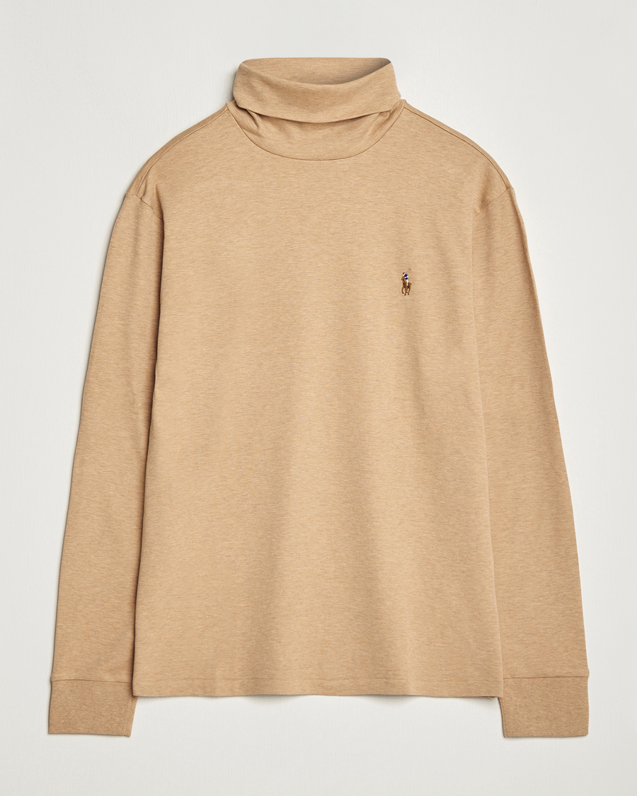 Heren | Truien | Polo Ralph Lauren | Luxury Pima Cotton Rollneck Camel Heather