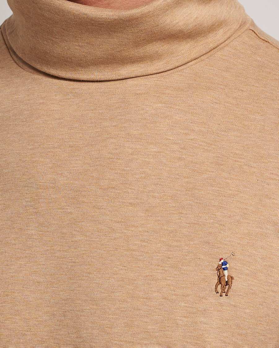 Heren | Truien | Polo Ralph Lauren | Luxury Pima Cotton Rollneck Camel Heather