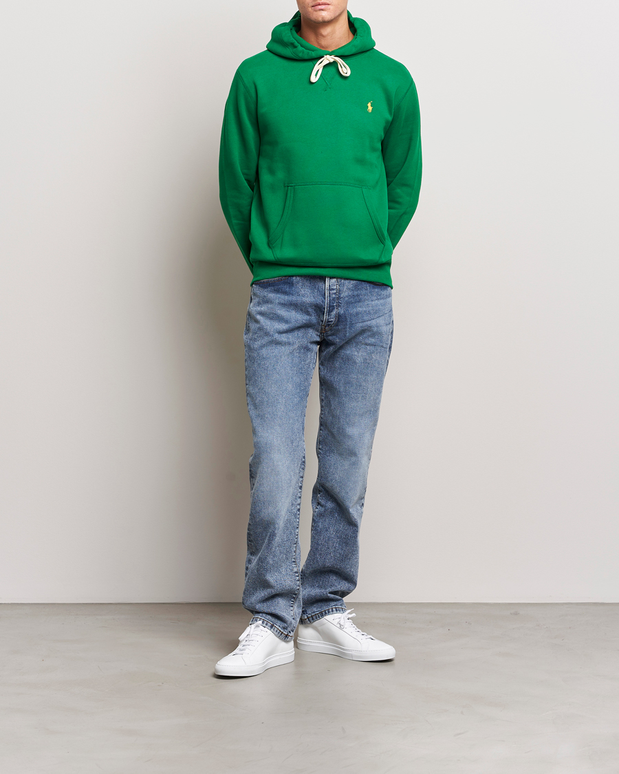 Heren | Truien | Polo Ralph Lauren | RL Fleece Hoodie Athletic Green