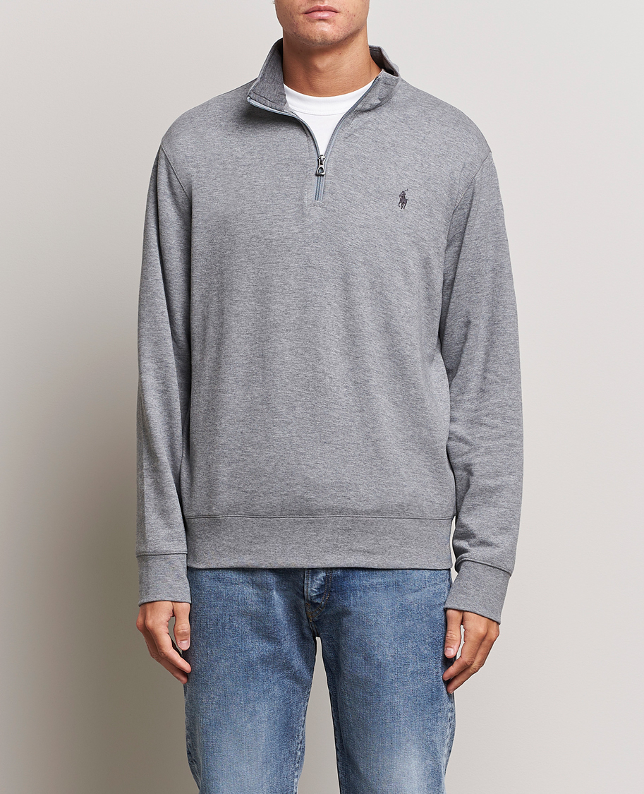 Heren | Truien | Polo Ralph Lauren | Tech Double Knit Half Zip Steel Heather