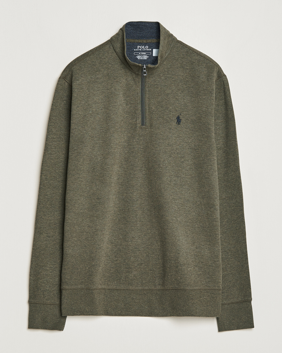 Heren | Truien | Polo Ralph Lauren | Tech Double Knit Half Zip Olive Heather