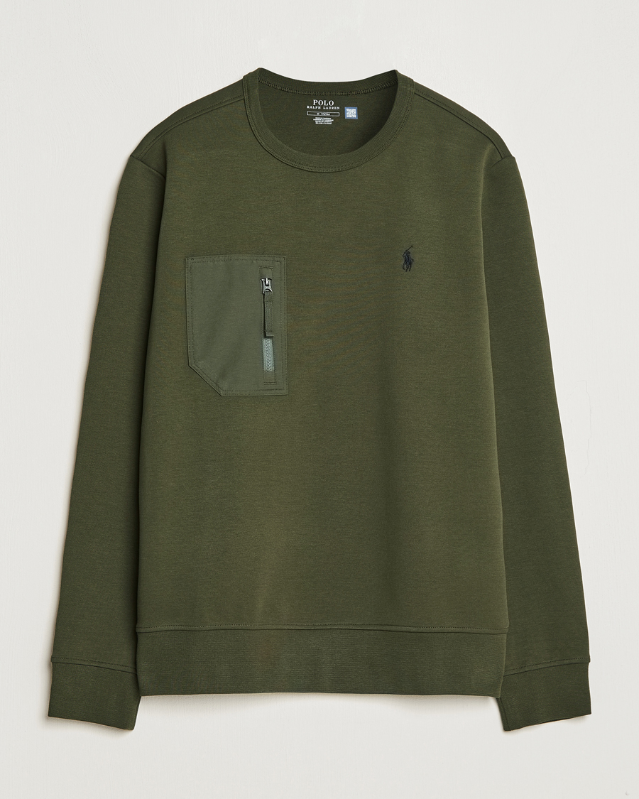 Heren | Truien | Polo Ralph Lauren | Double Knit Pocket Sweatshirt Company Olive