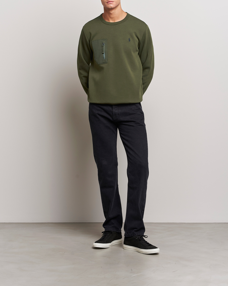 Heren | Truien | Polo Ralph Lauren | Double Knit Pocket Sweatshirt Company Olive