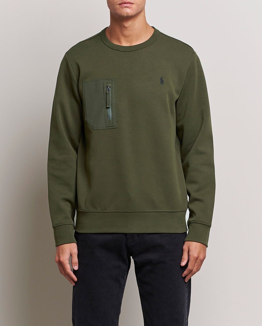 Heren | Truien | Polo Ralph Lauren | Double Knit Pocket Sweatshirt Company Olive