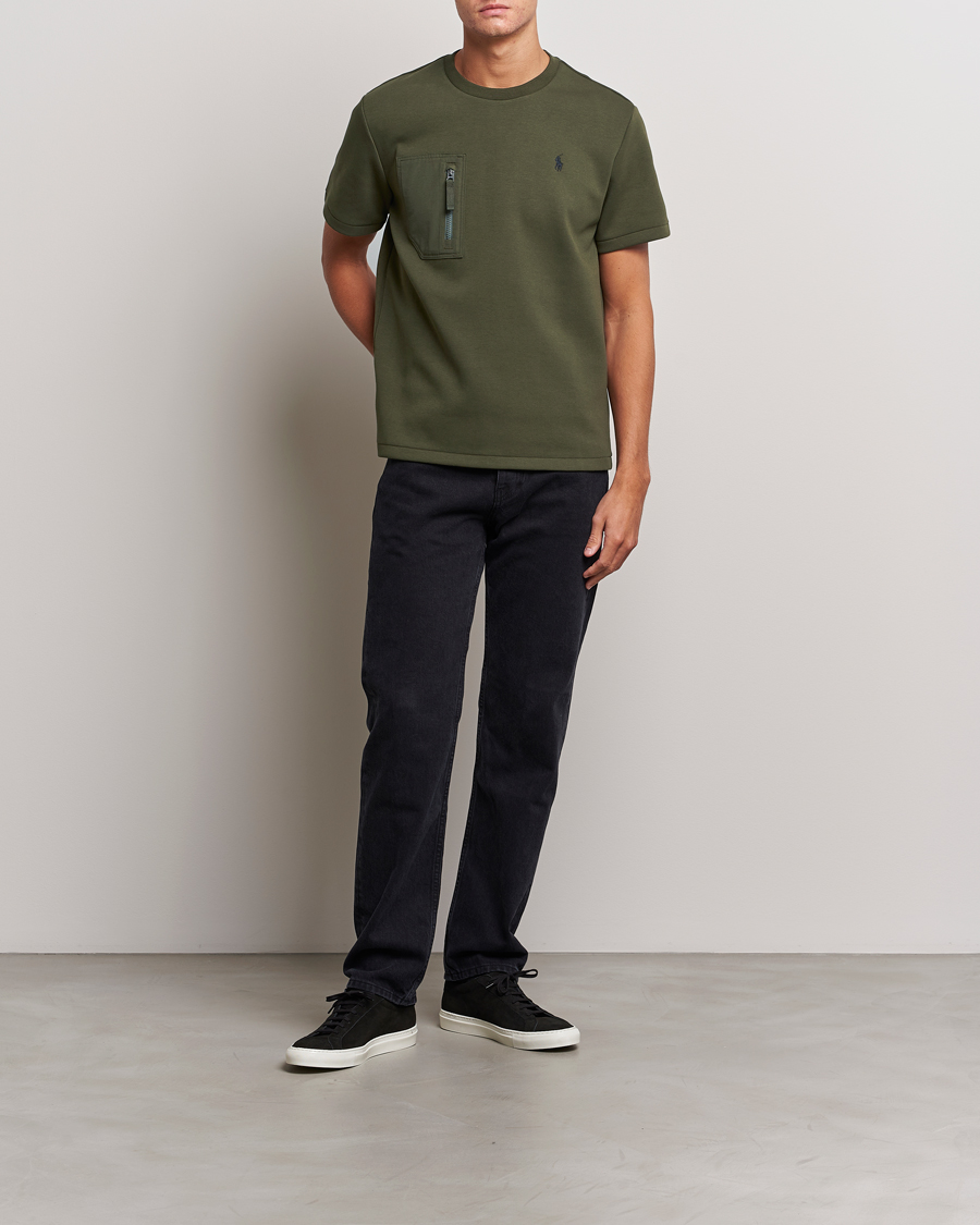 Heren | T-shirts | Polo Ralph Lauren | Double Knit Pocket T-Shirt Company Olive