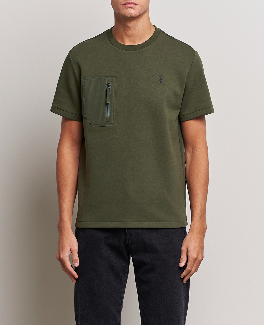 Heren | Sale | Polo Ralph Lauren | Double Knit Pocket T-Shirt Company Olive