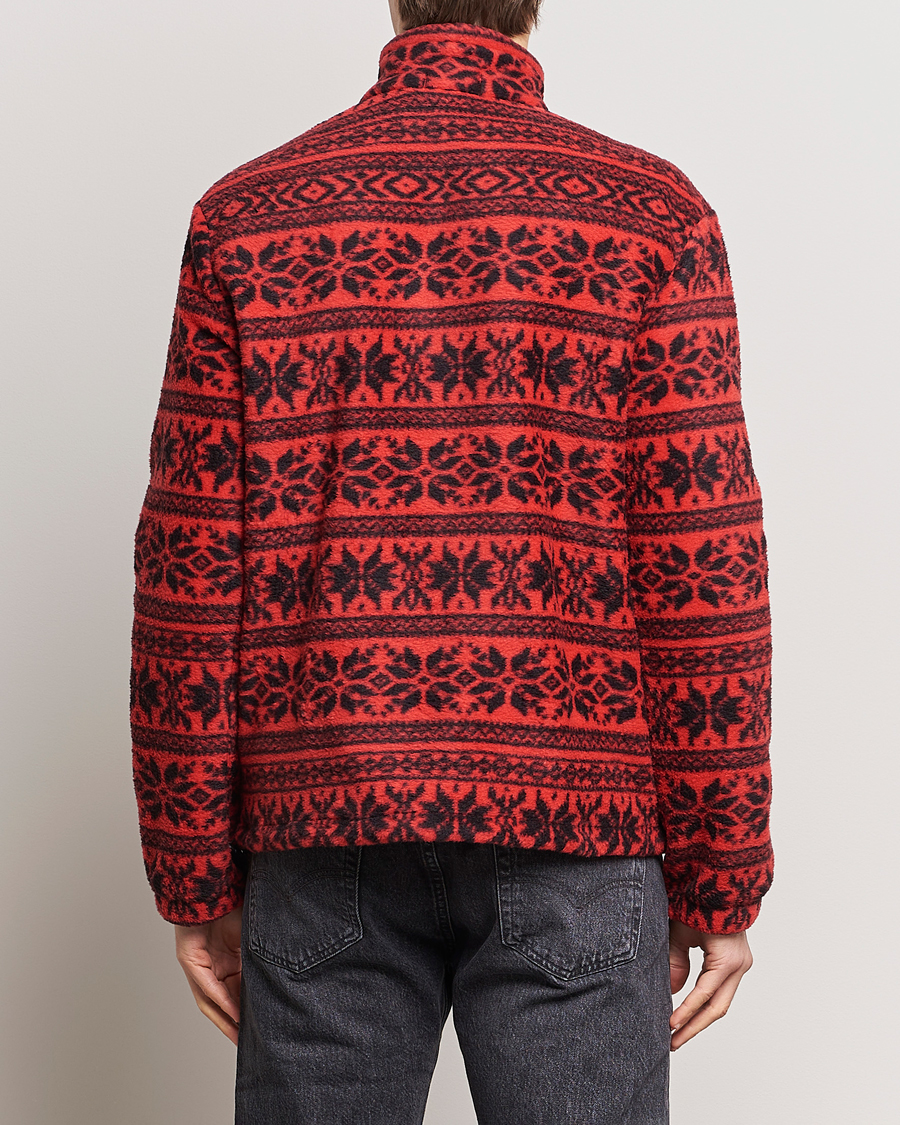 Heren | Truien | Polo Ralph Lauren | Fairisle Half Zip Sweater Martin Red