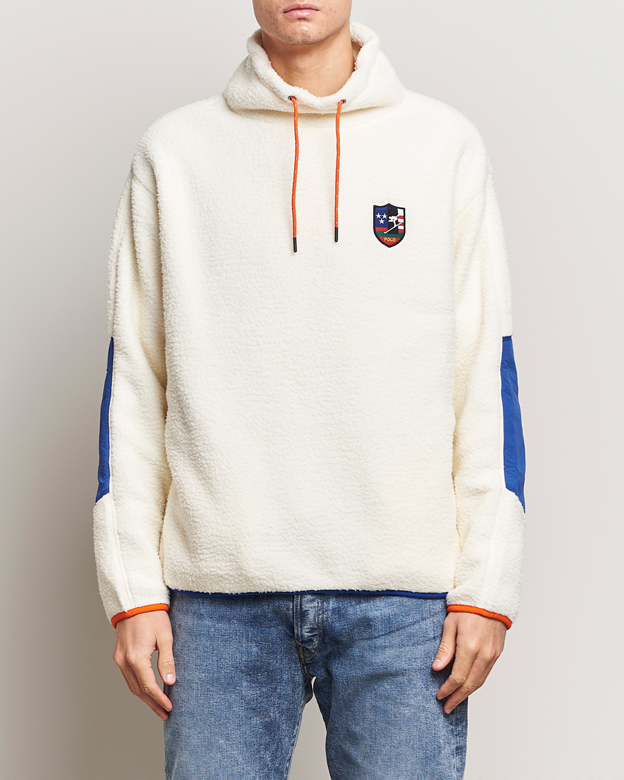 Heren | | Polo Ralph Lauren | Vintage Fleece Sweater Clubhouse Cream Multi