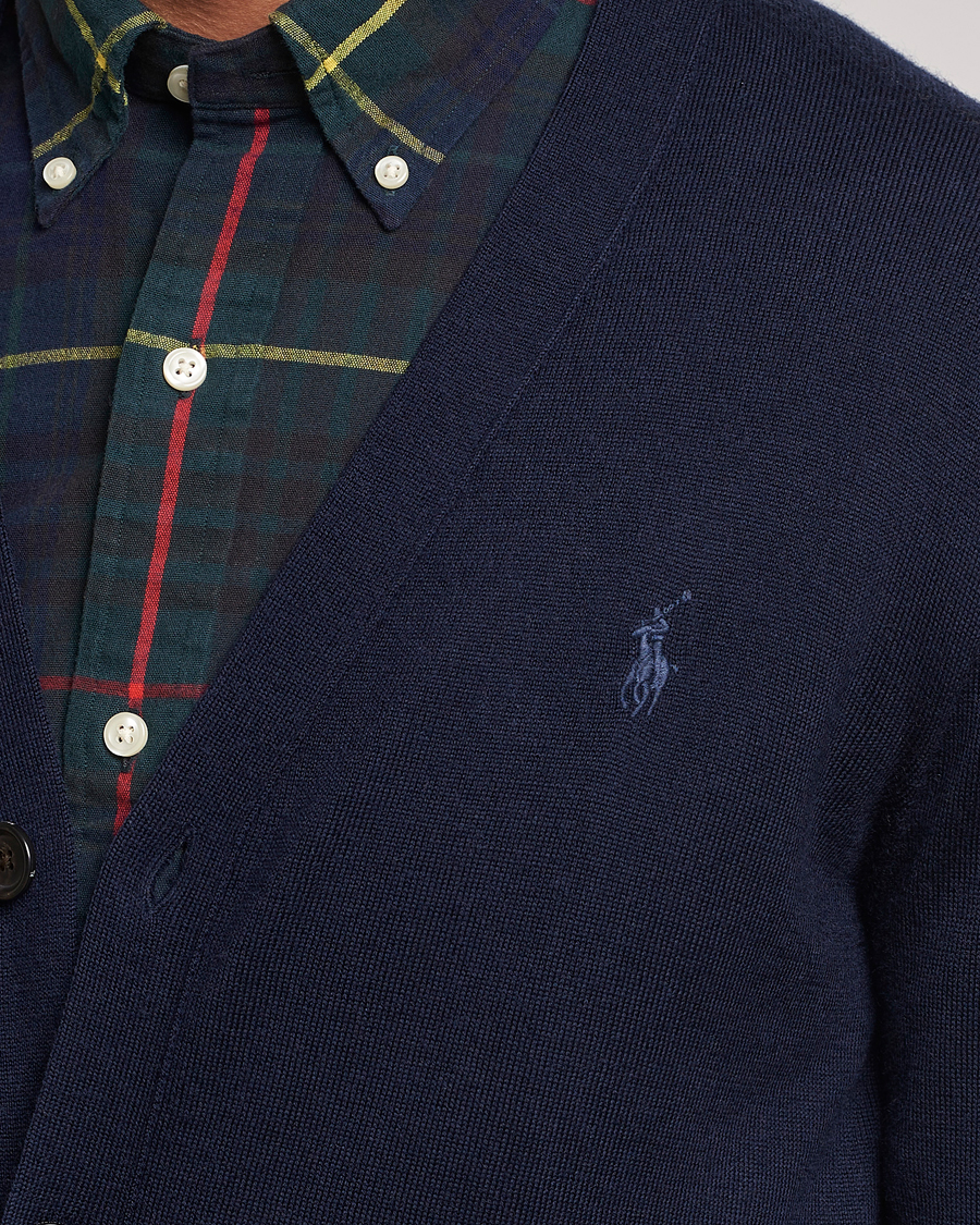 Heren | Truien | Polo Ralph Lauren | Merino Knitted Cardigan Hunter Navy